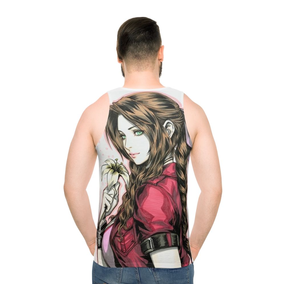 Unisex Aerith Fantasy Tank Top - men back