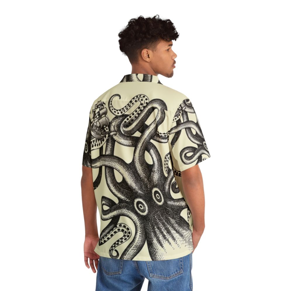 Nautical Squid Hawaiian Shirt - People Back