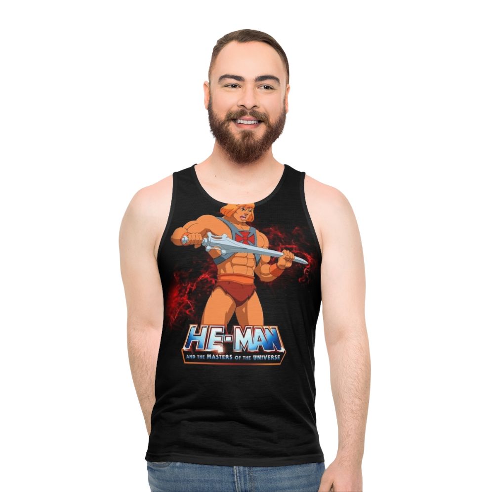 Retro 80s He-Man Masters of the Universe Movies Unisex Tank Top - men