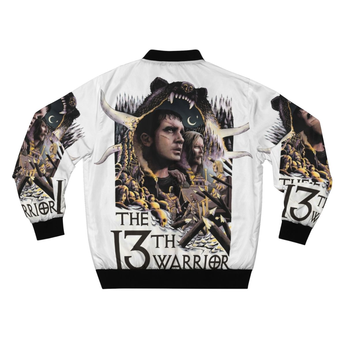 13th Warrior Men's Bomber Jacket - Back