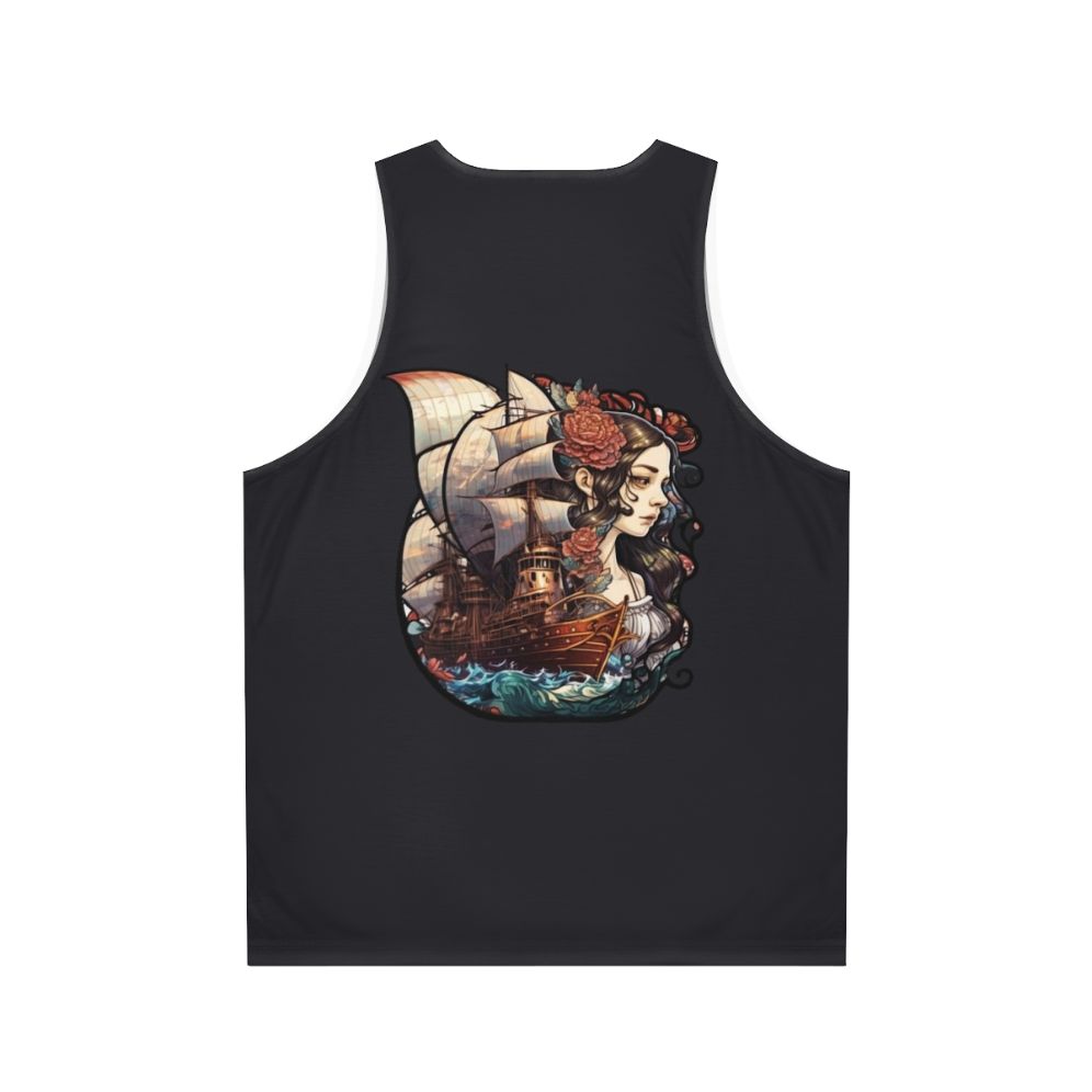 Mythical Sea Creatures Unisex Tank Top - Back