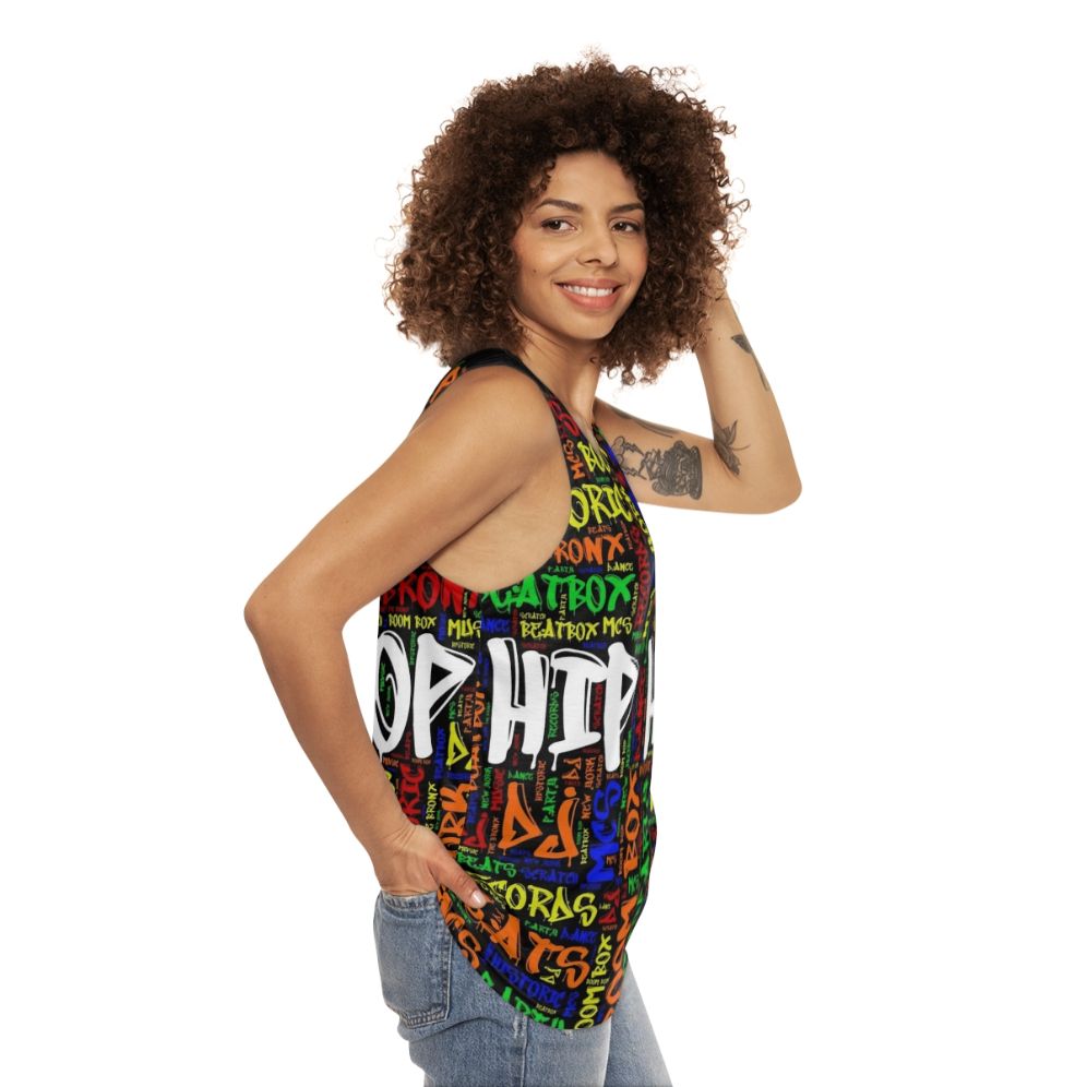 Hip hop music 50th anniversary unisex tank top - women side