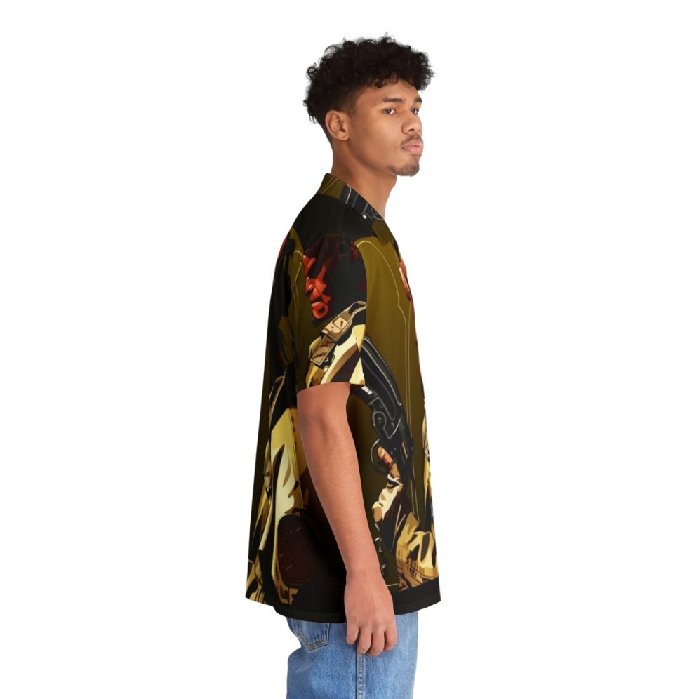 Hellboy Hawaiian Shirt featuring the iconic comic book character - People Pight