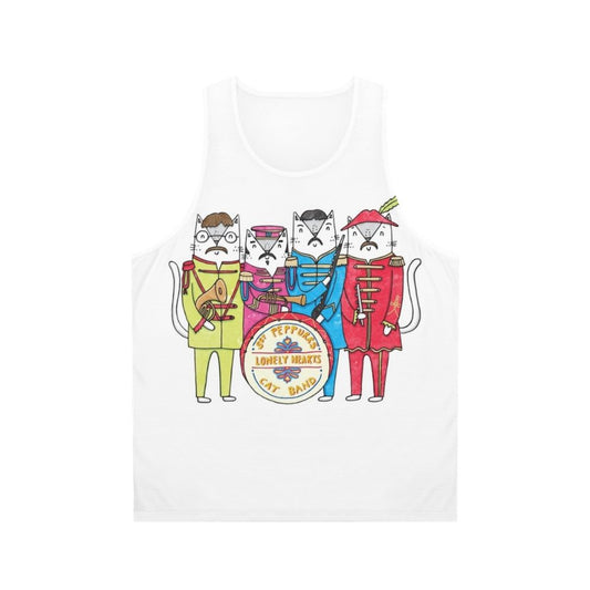 Sgt. Peppurr's Lonely Hearts Cats Band' Unisex Tank Top