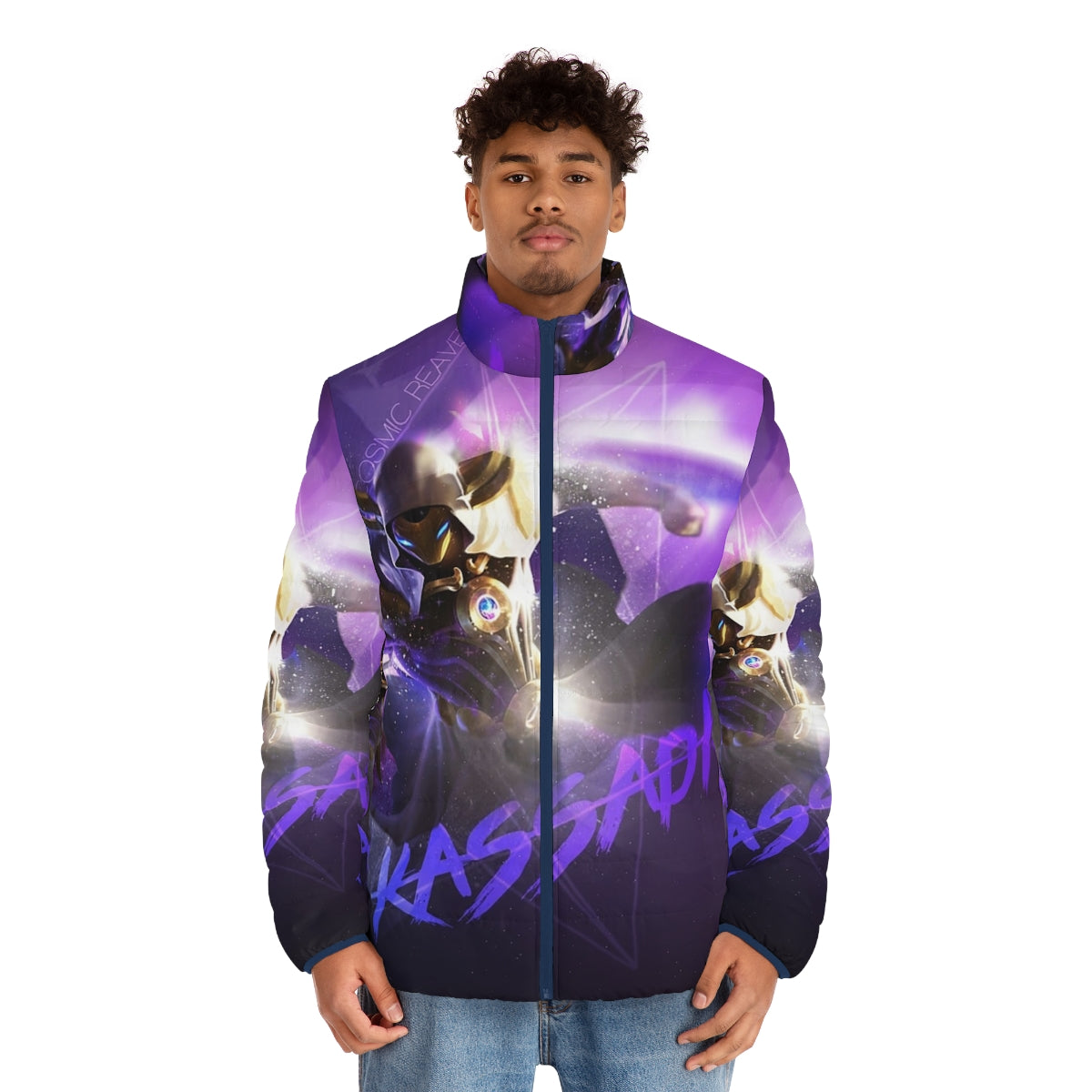 Kassadin Puffer Jacket - League of Legends inspired gamer fashion - men front