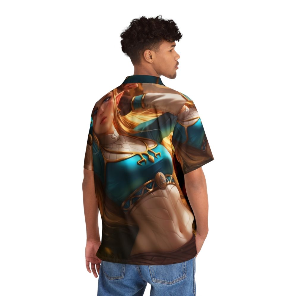 Relaxing elf fantasy Hawaiian shirt for gaming enthusiasts - People Back