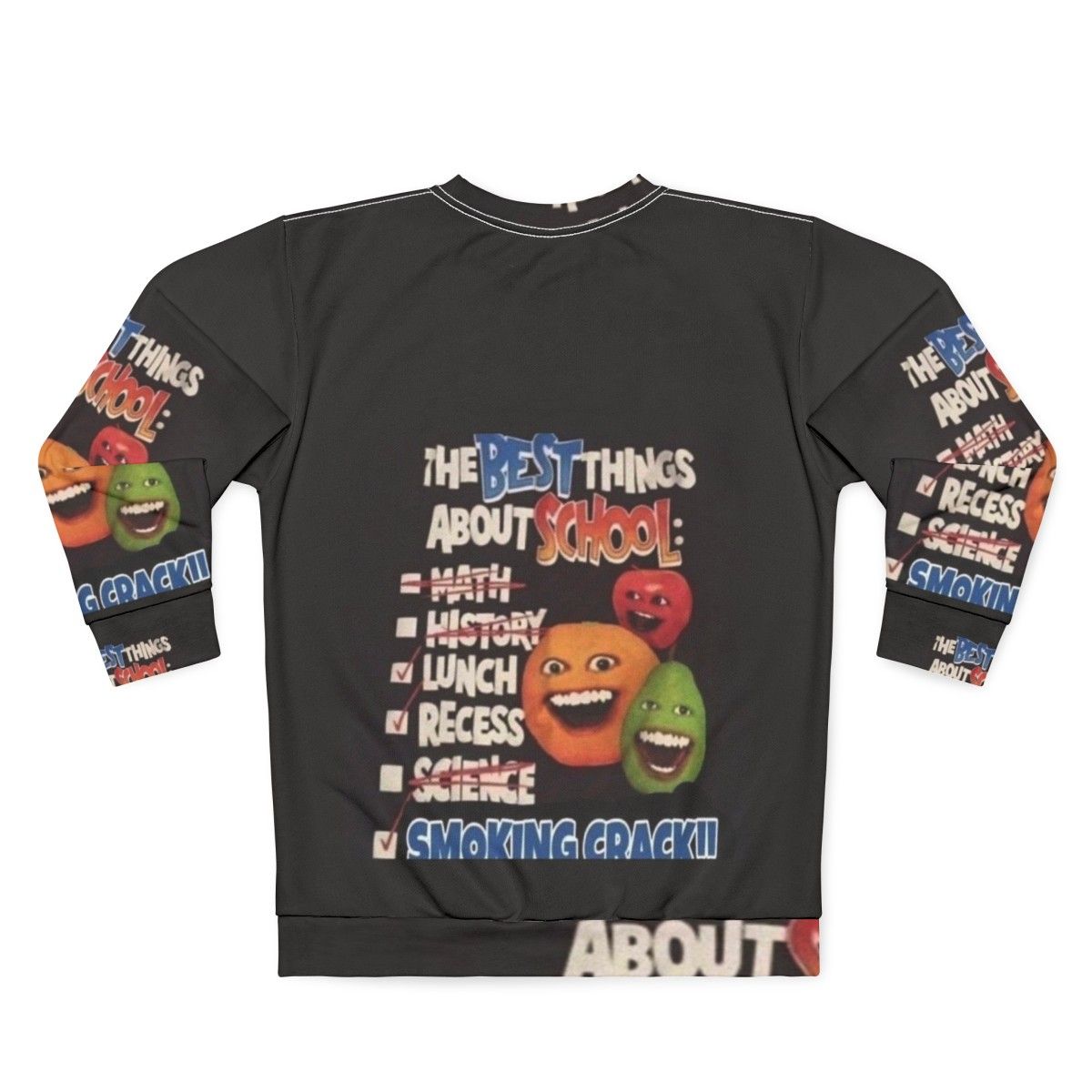 Annoying Orange School Sweatshirt - Back