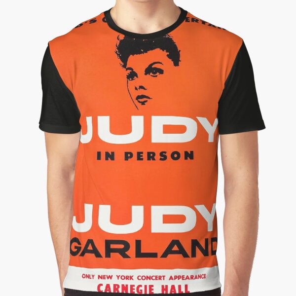 Judy Garland "Live at Carnegie Hall" graphic t-shirt