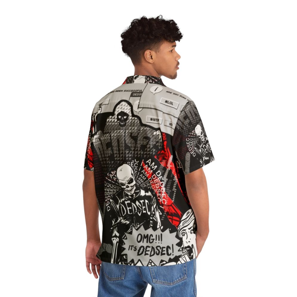 Dedsec Design Hawaiian Shirt - People Back