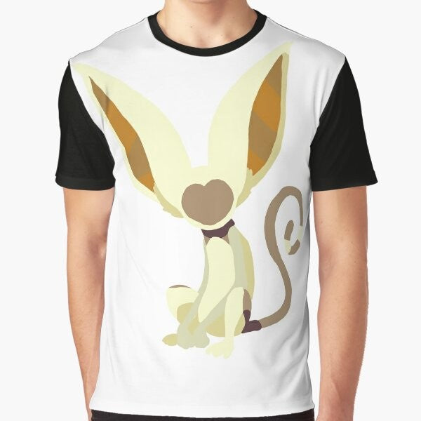 Momo the lemur from Avatar: The Last Airbender and Legend of Korra graphic t-shirt design