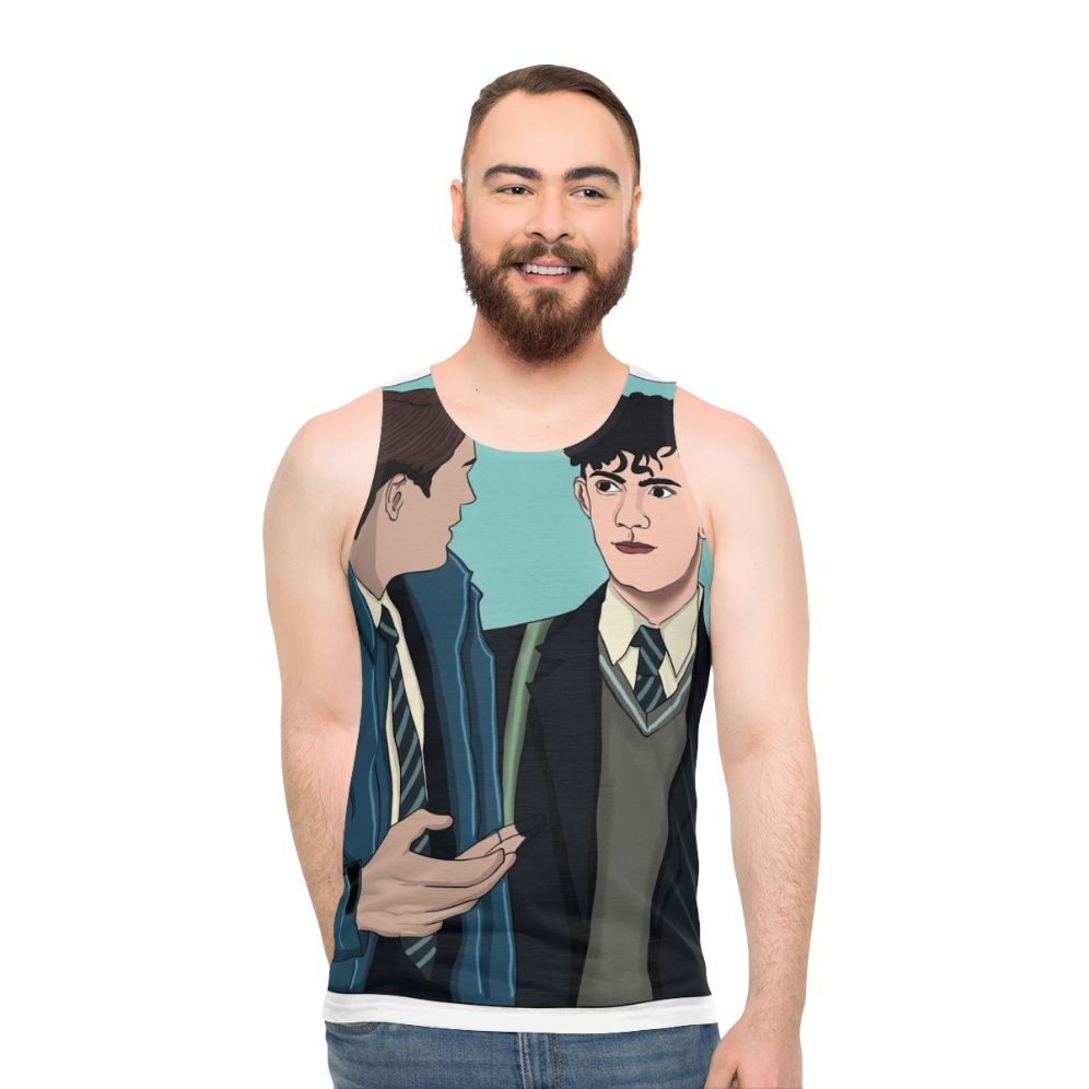 Heartstopper Netflix Nick and Charlie Unisex Tank Top - men