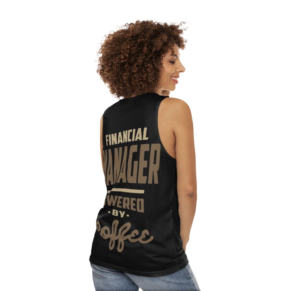 Financial Manager Unisex Tank Top - women back