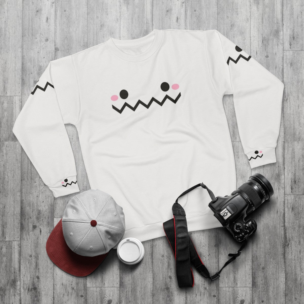 Yeti Buddy Maplestory Sweatshirt - flat lay