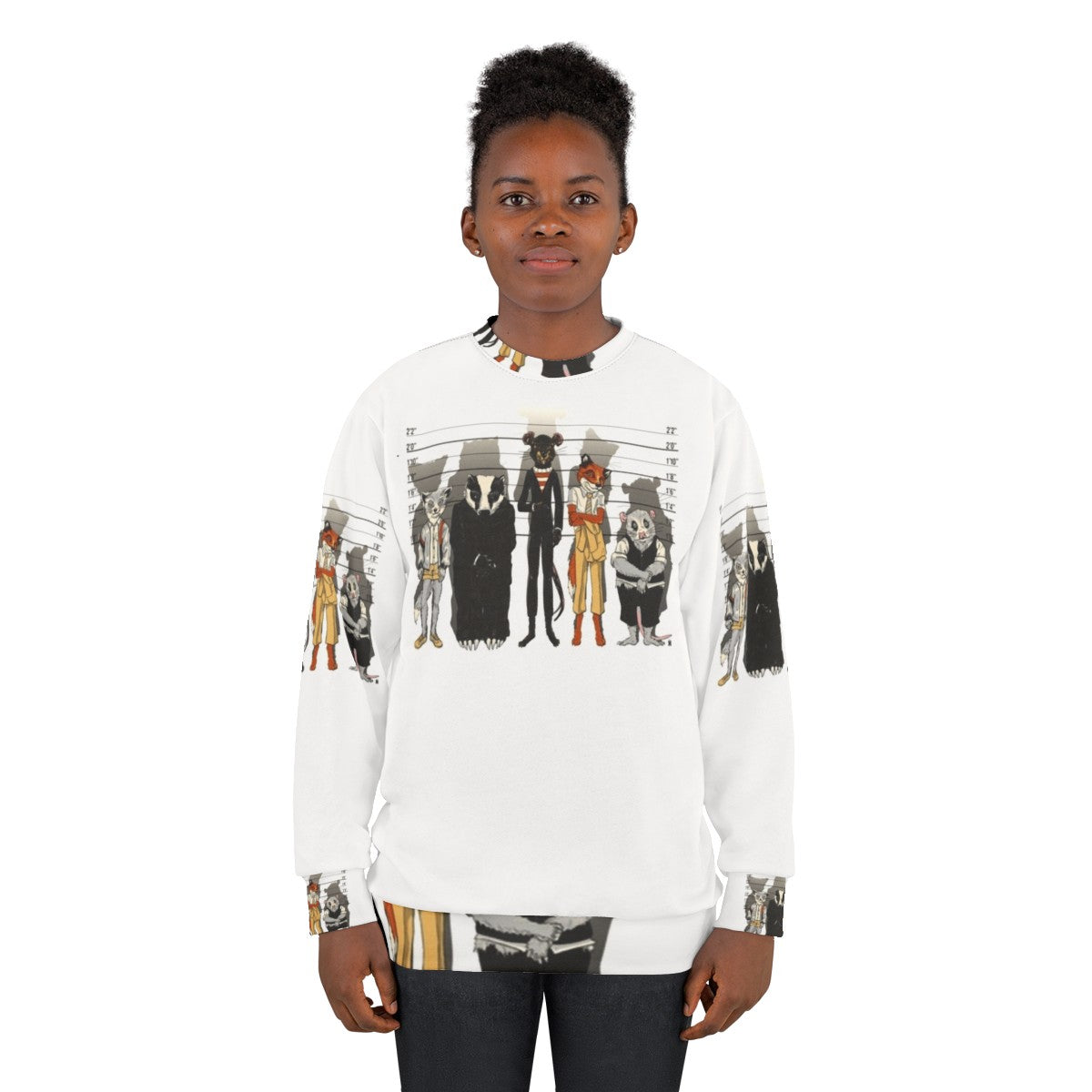 Unusual Suspects Movie Mashup Graphic Sweatshirt - women