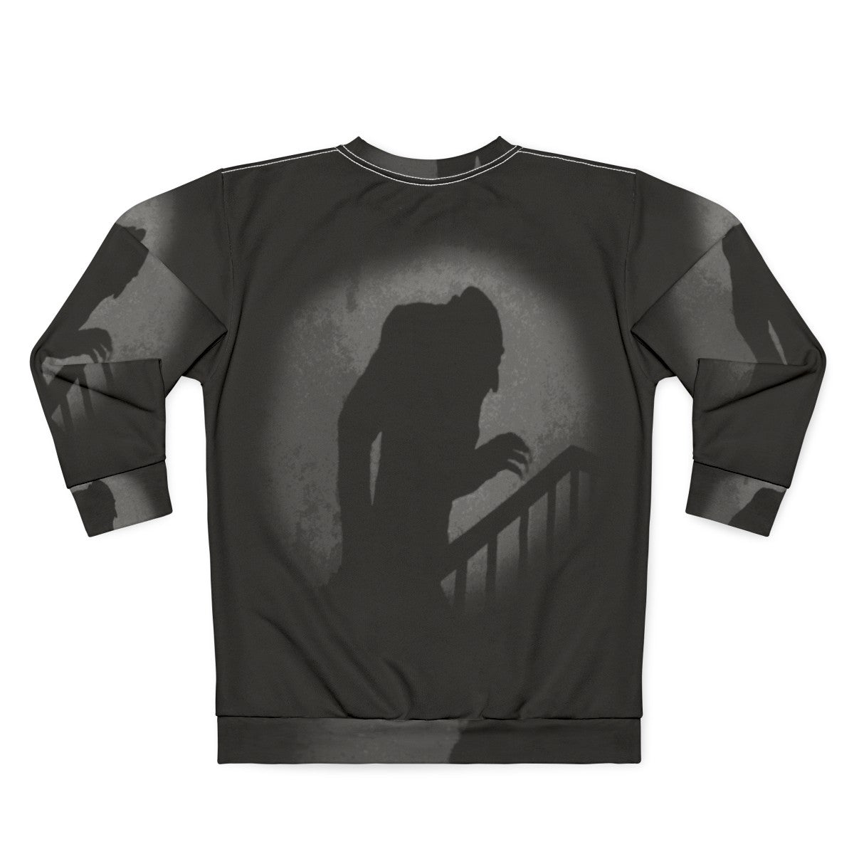 Nosferatu Silhouette Horror Sweatshirt - Back