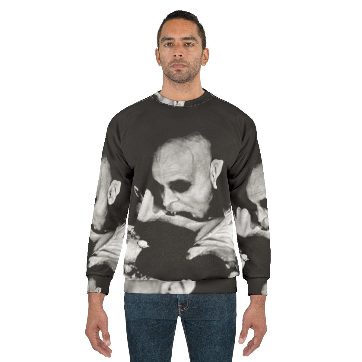 Vintage 1921 Nosferatu Horror Sweatshirt - men