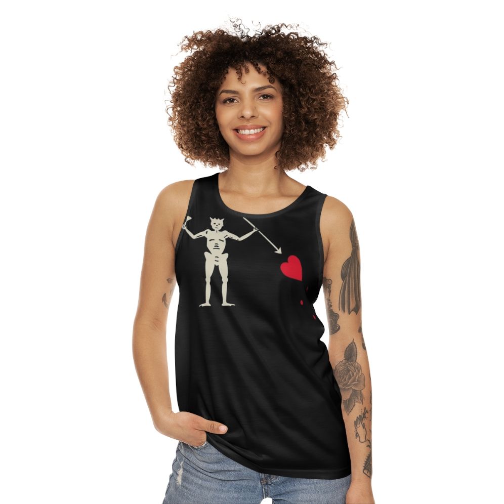 Blackbeard Edward Teach Pirate Tank Top - women