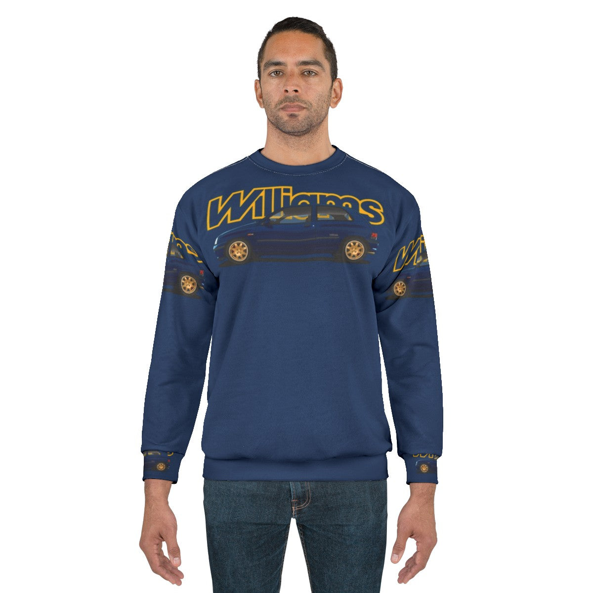 Iconic 90s Renault Clio Williams Hothatch Sporty Sweatshirt - men