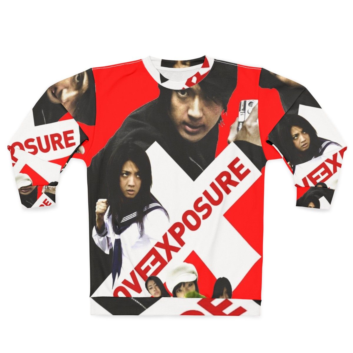 Sion Sono's "Love Exposure" Sweatshirt featuring Japanese cinema-inspired design