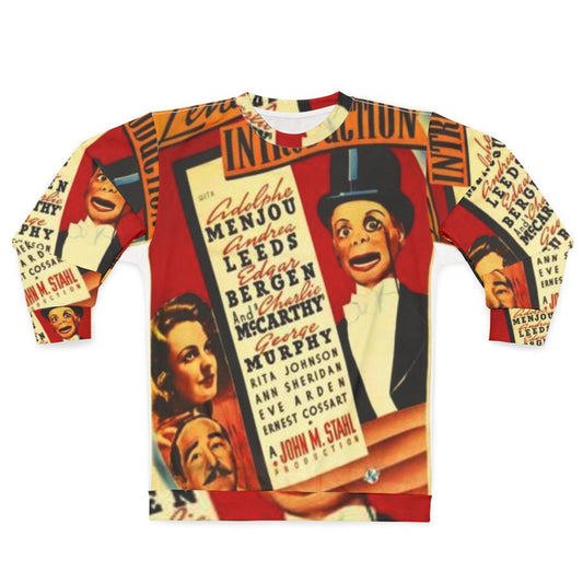 Vintage Charlie Sweatshirt featuring classic cinema and ventriloquist design