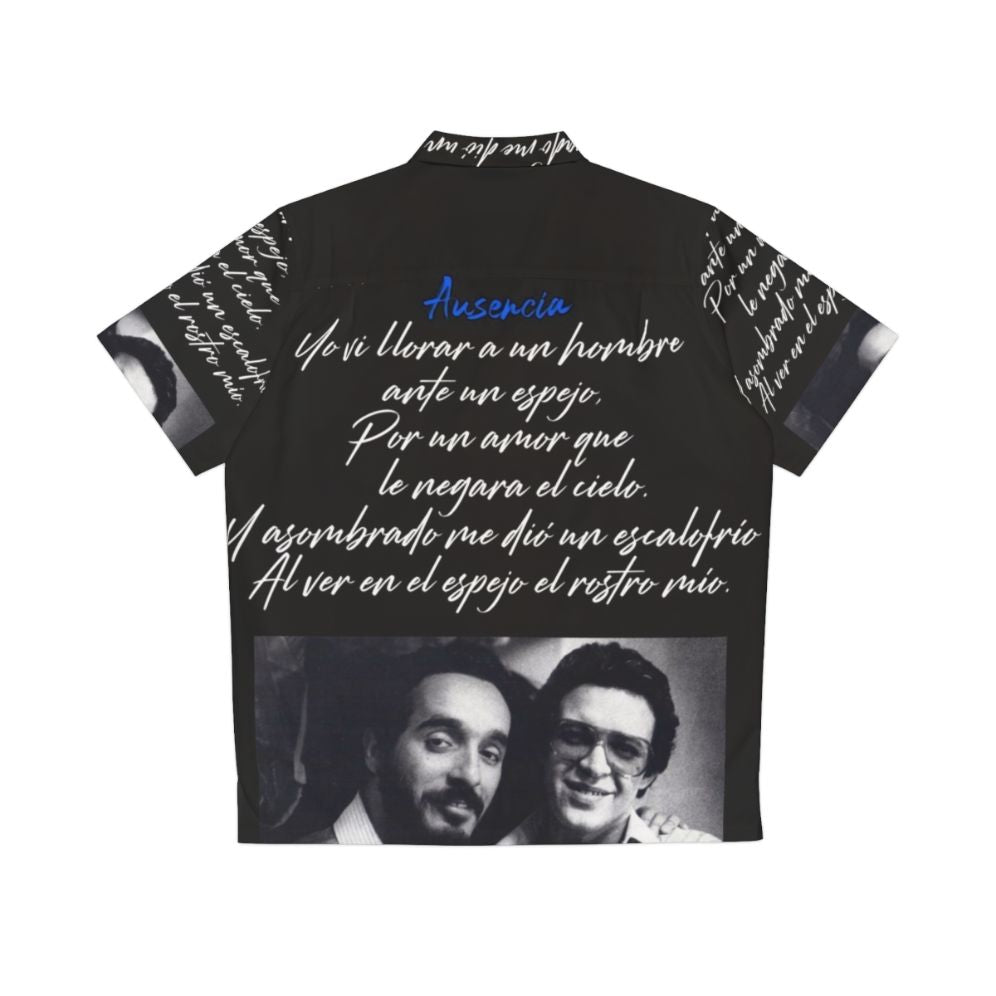 Willie Colon Hector Lavoe Ausencia Hawaiian Shirt featuring salsa and latin music icons - Back