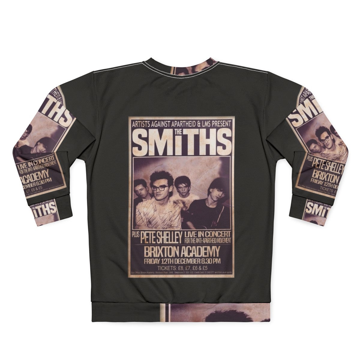 The Smiths 1986 The Final Concert Vintage Sweatshirt - Back