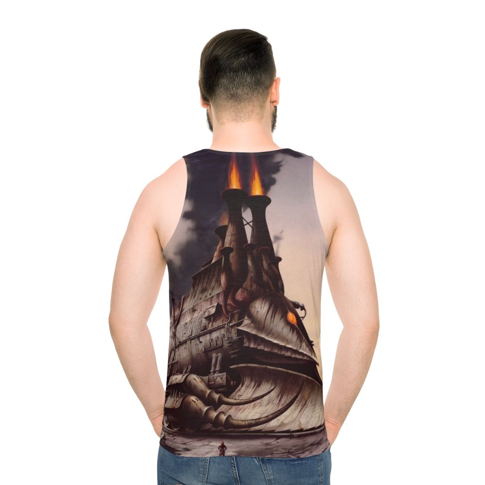 Heavy Metal Hero Unisex Tank Top - men back