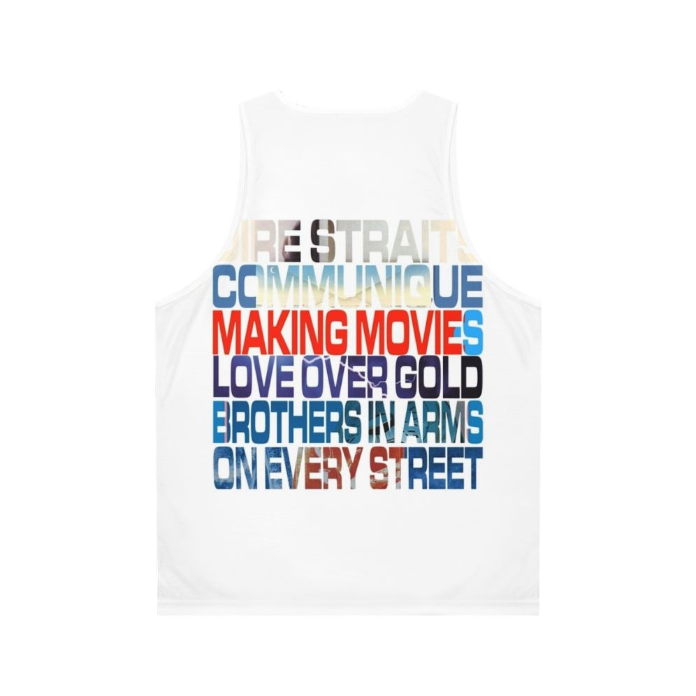 Dire Straits Albums Unisex Tank Top - Back