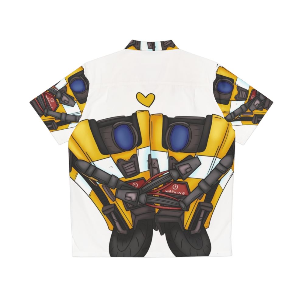 Borderlands Claptrap Hug Hawaiian Shirt - Back