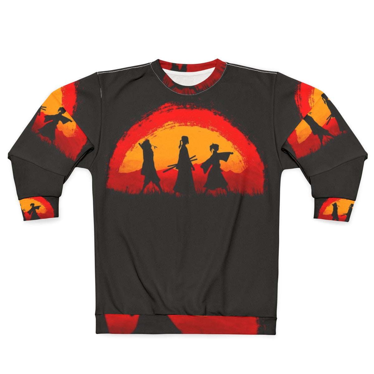 Samurai Champloo Anime Sunset Scene Sweatshirt