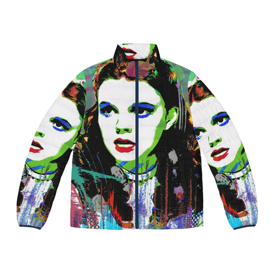 St Judy Puffer Jacket featuring Judy Garland's iconic 'Wizard of Oz' look