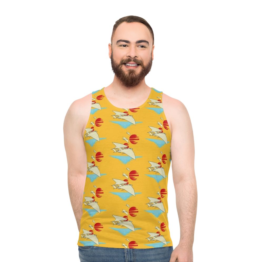 Tropical Raconteur Unisex Star Wars Tank Top featuring Lando Calrissian and Han Solo - men