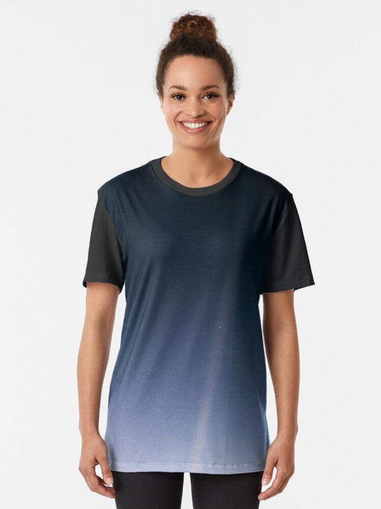 "Pale Blue Dot" - Voyager 1 space exploration graphic t-shirt featuring the iconic image of Earth from deep space. - Women