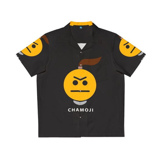 Chamoji Hawaiian Shirt featuring Chamorro Emoji Design