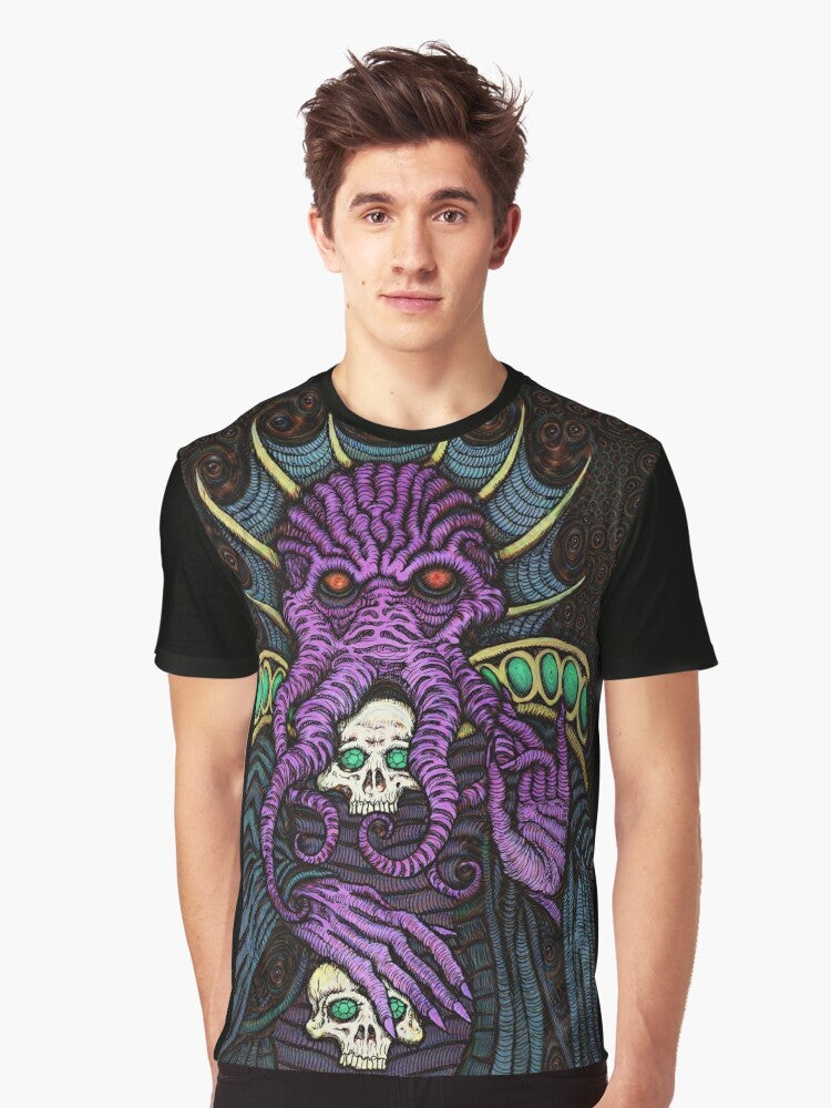 Mind Flayer Azhmodai 2018 Graphic Dungeons and Dragons T-Shirt - Men