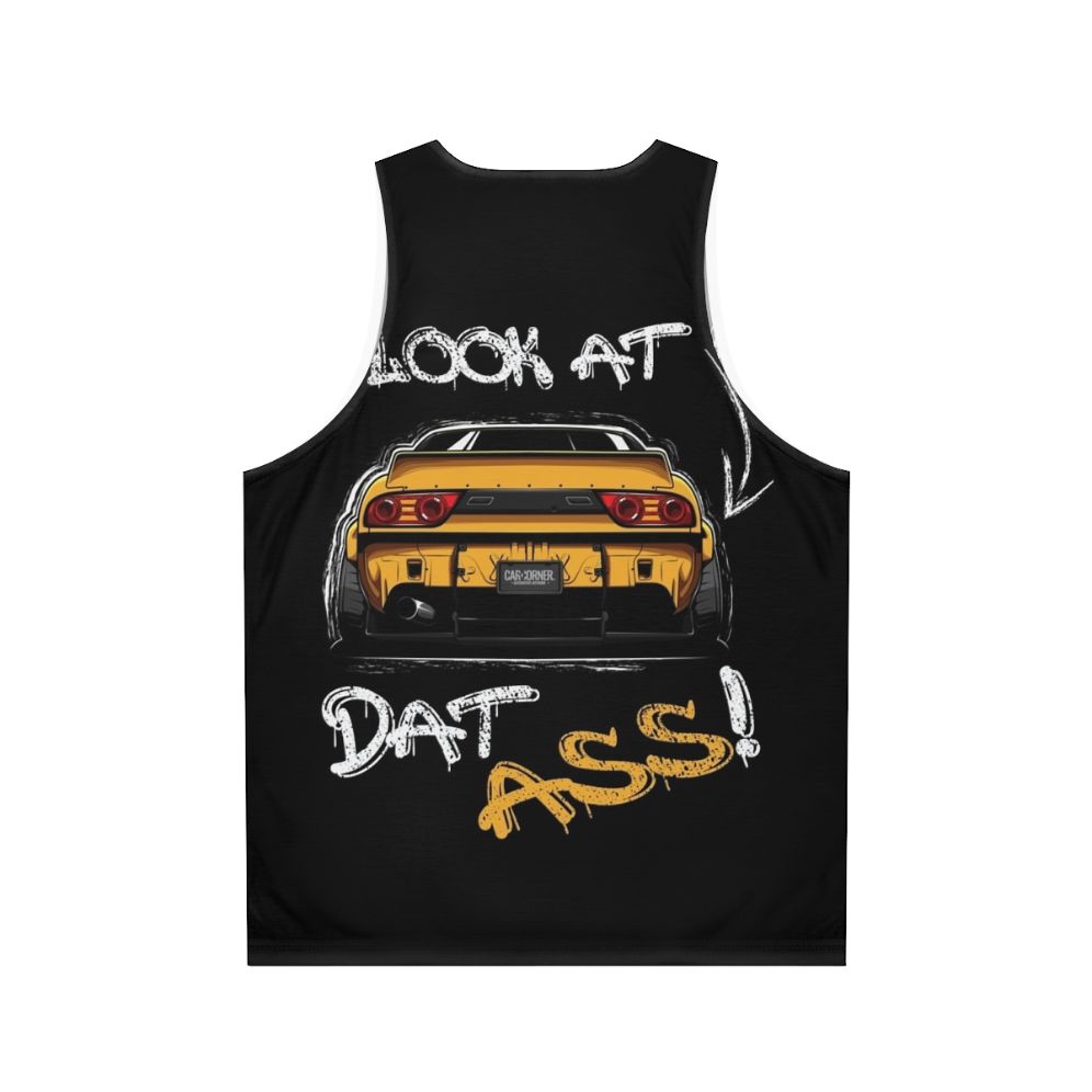 Nissan S13 200SX car enthusiast unisex tank top - Back