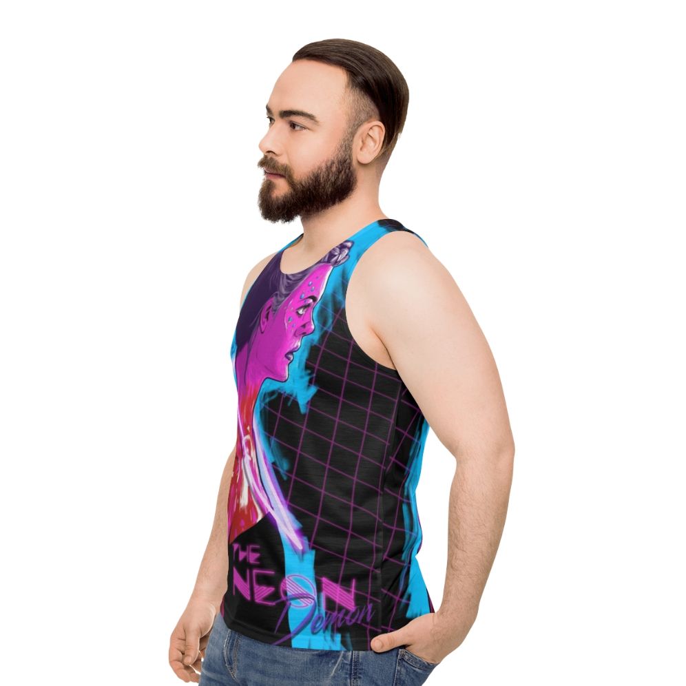 Neon Demon Unisex Tank Top - men side