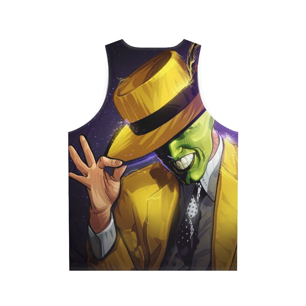 The Mask Unisex Tank Top featuring Jim Carrey's iconic character - Back