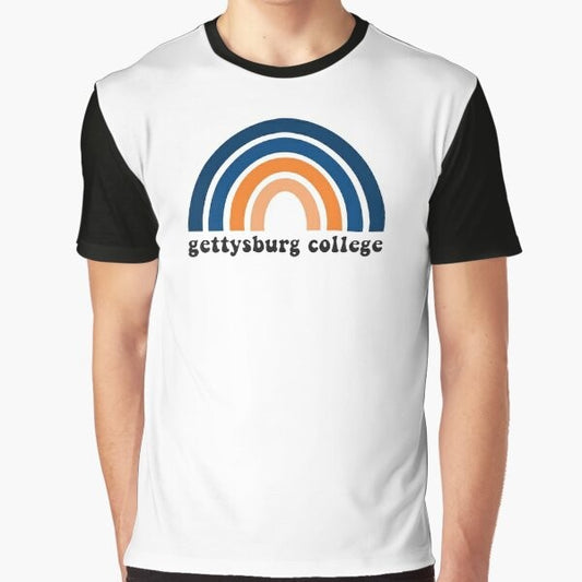 Gettysburg rainbow graphic t-shirt