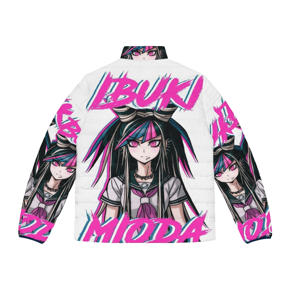 Ibuki Mioda Danganronpa 2 Puffer Jacket - Back