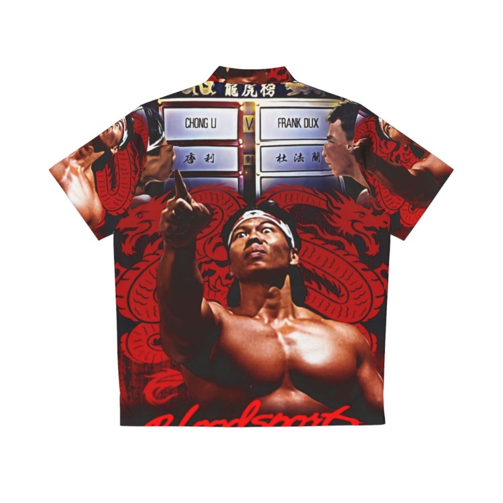 Bloodsport Chong Li Inspired Hawaiian Shirt - Back