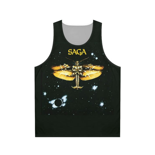 Saga 1978 unisex vintage-style tank top with graphic 80s-inspired design