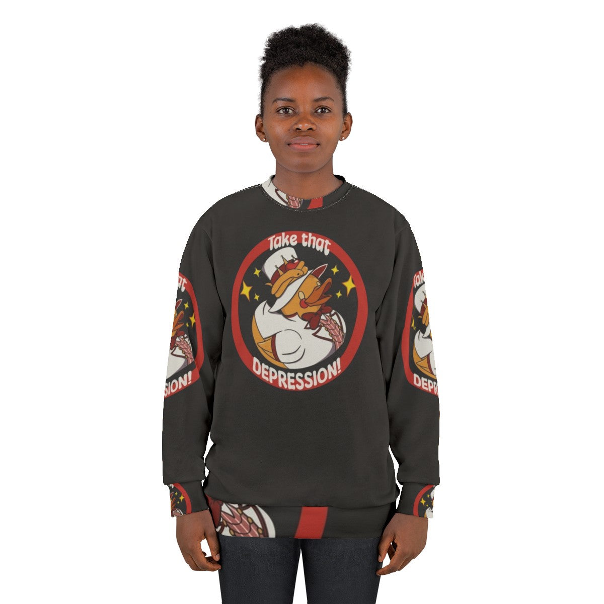 Hazbin Hotel Sweatshirt featuring Alastor, Angel Dust, and other characters - women