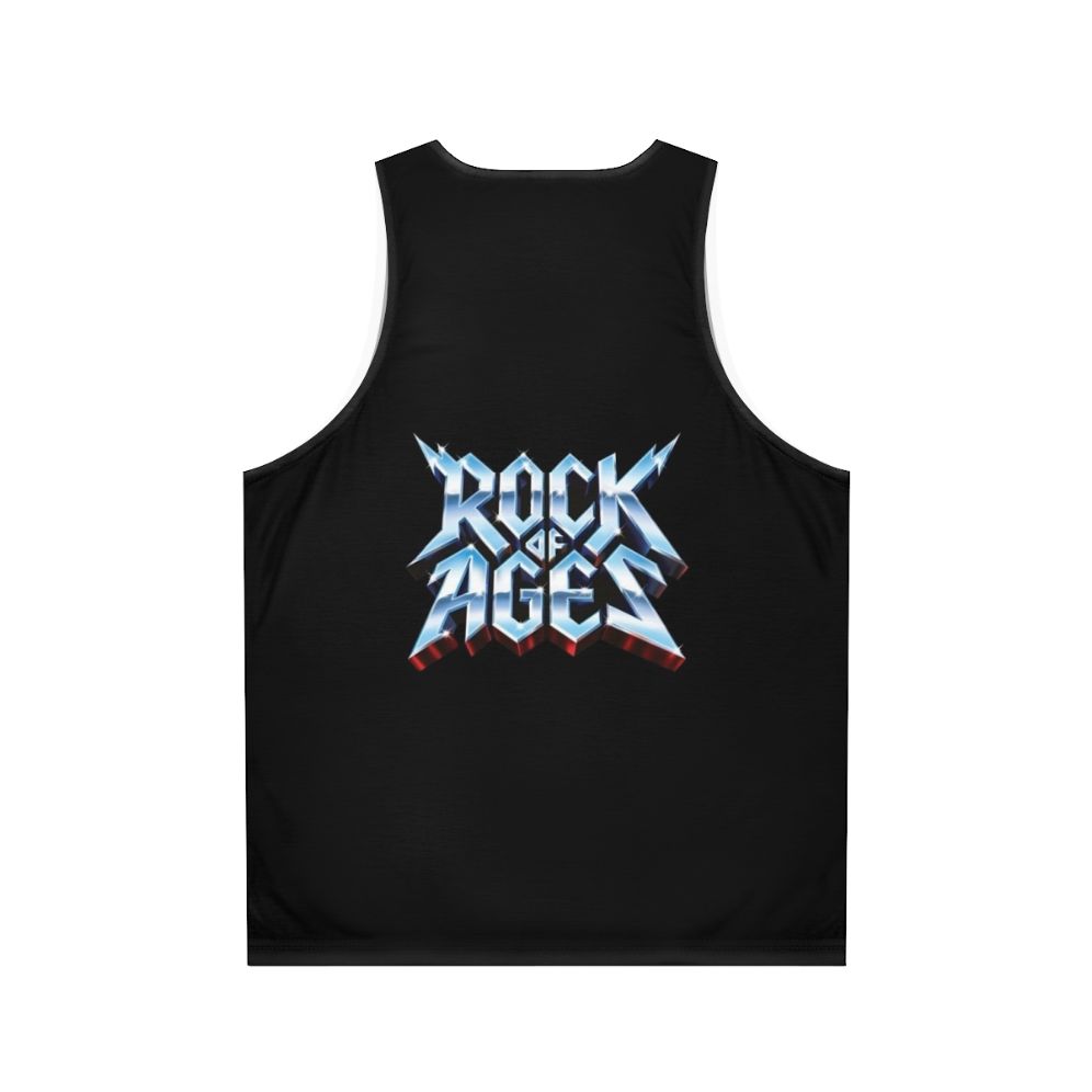 Rock of Ages metallic unisex tank top - Back