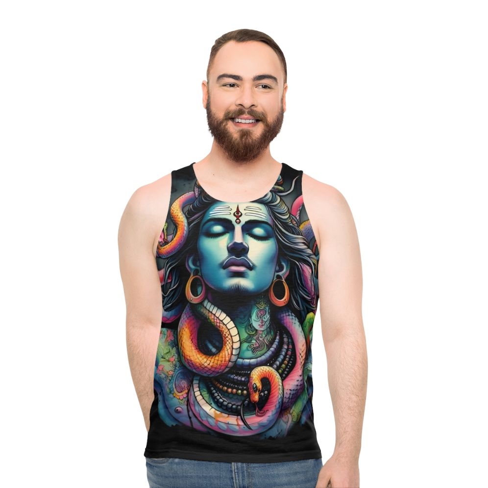 Lord Shiva Unisex Tank Top - men