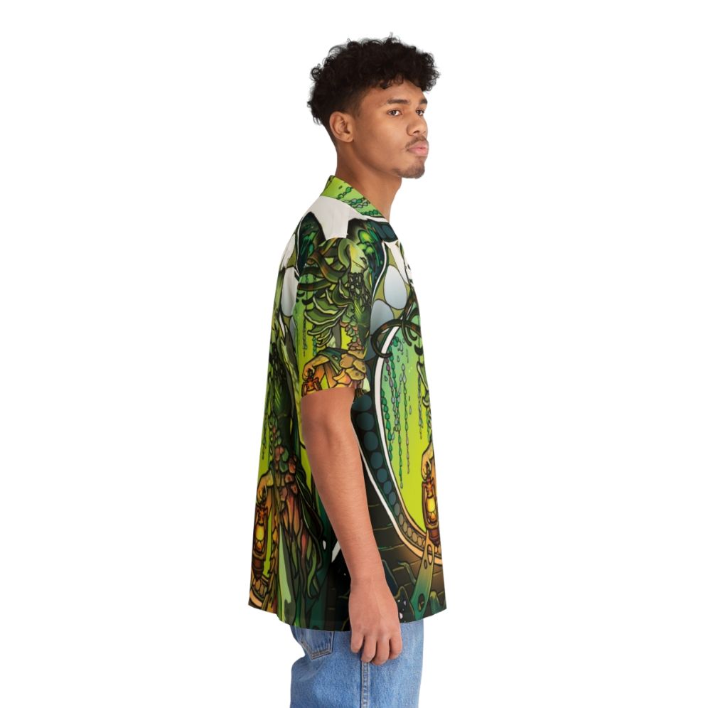 Vraska The Golgari Queen Hawaiian Shirt with MTG Inspired Design - People Pight