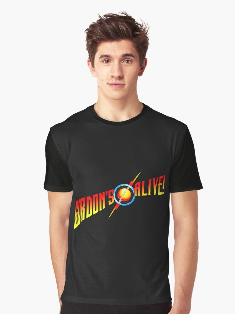 Flash Gordon tank top with "Gordon's Alive!" graphic - Men