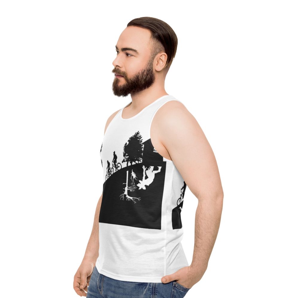 Stranger Things Upside Down Unisex Tank Top - men side