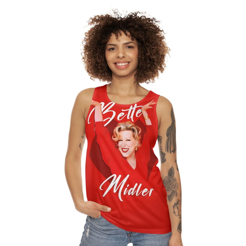 Bette Midler Divine Miss M Unisex Tank Top - women