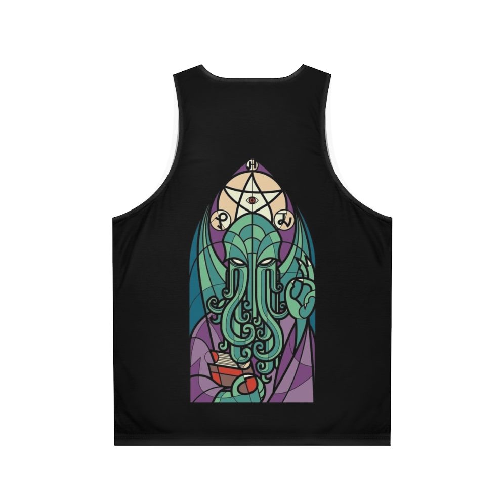 Cthulhu Lovecraft Horror Unisex Tank Top - Back